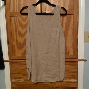 Linen tank top